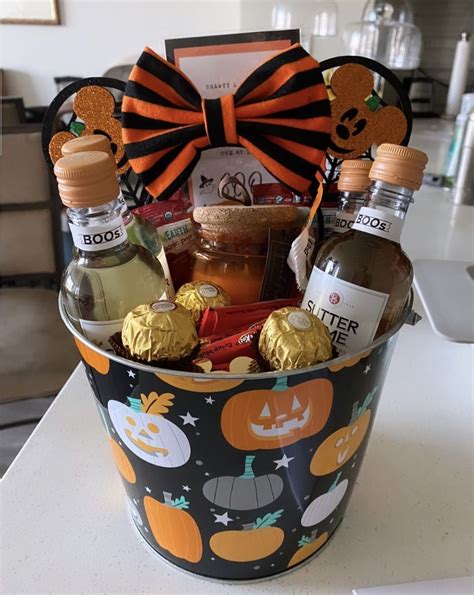 halloween gift baskets for adults diy